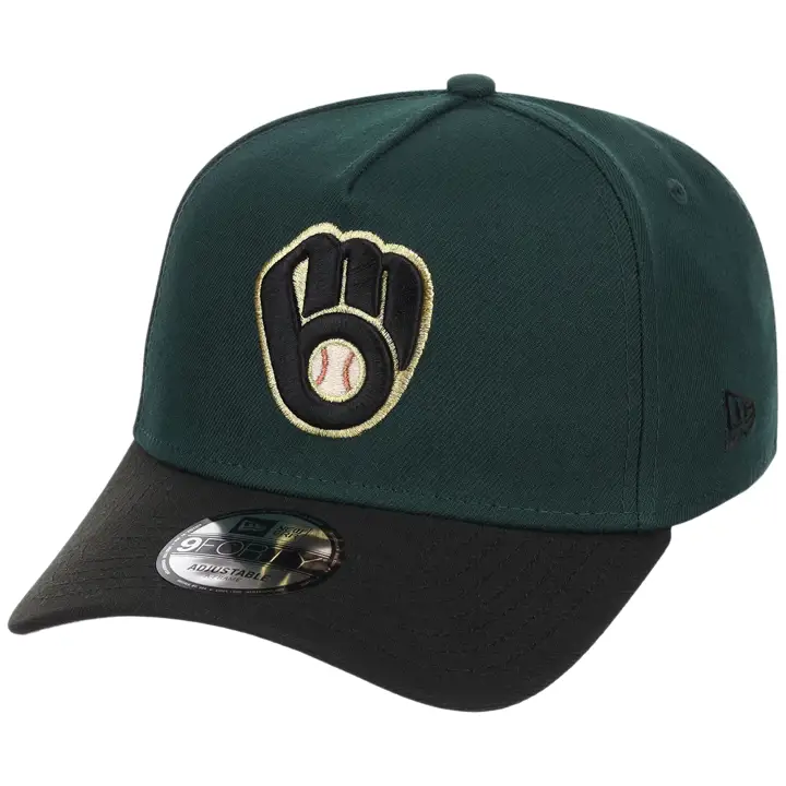 Milwaukee Brewers MLB DKGBLK 9FORTY AF 2.0 VRTFON/NOI/GRI