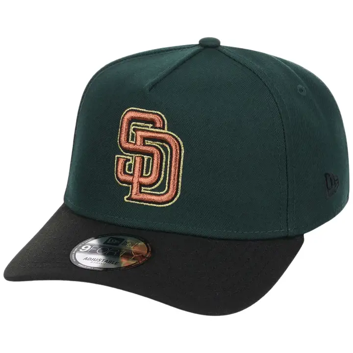 San Diego Padres MLB DKGBLK 9FORTY AF 2.0 DKGRN/BLK/GRY
