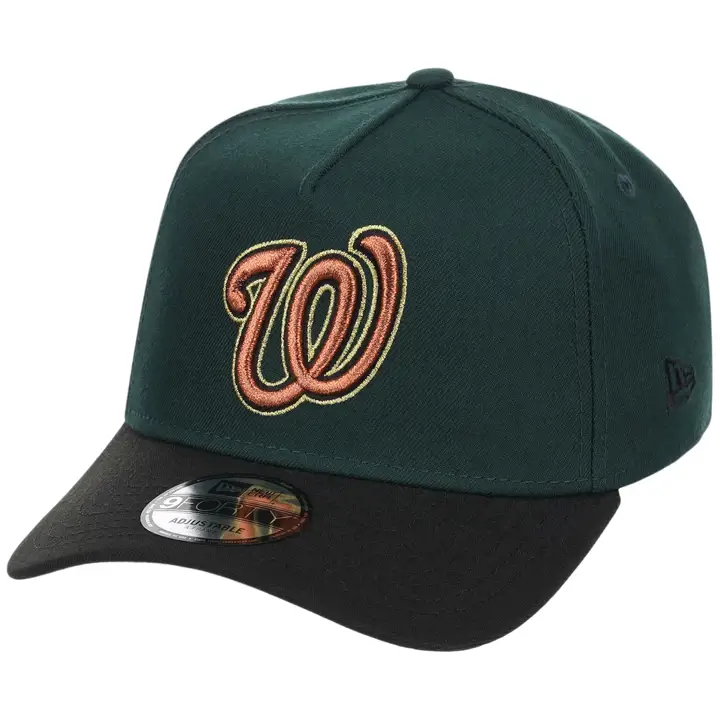 Washington Nationals MLB DKGBLK 9FORTY AF 2.0 DKGRN/BLK/GRY