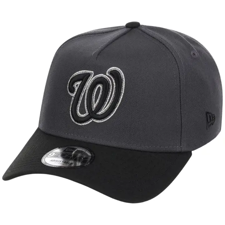 Casquette Washington Nationals MLB GRPHBLK 9FORTY AF 2.0 NOIR/GRAPHITE/GRIS