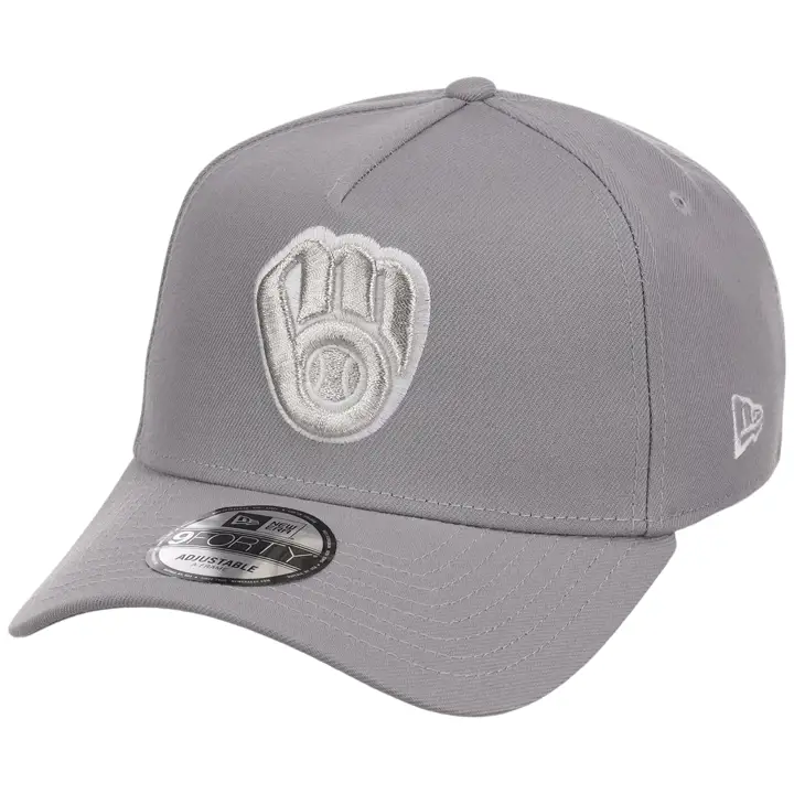 Milwaukee Brewers MLB GRYBLC 9FORTY AF 2.0 GRIS/GRIS/GRIS