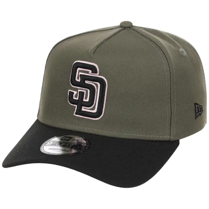 San Diego Padres MLB OLVBLKPNK 9FORTY AF 2.0 OLV/BLK/PNK