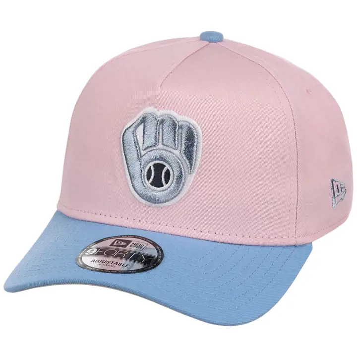 Milwaukee Brewers MLB PNKSKY 9FORTY AF 2.0 PNK/SKBL/GRY