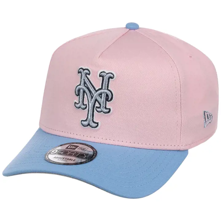 New York Mets MLB PNKSKY 9FORTY AF 2.0 PNK/SKBL/GRY