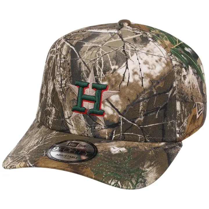 Houston Astros MLB REALTREE 9FORTY AF 2.0 REALTREE/REALTREE/