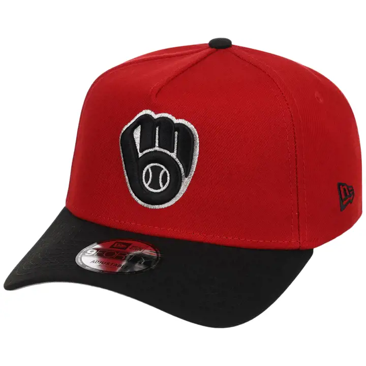 Milwaukee Brewers MLB REDBLK 9FORTY AF 2.0 ROUGE/NOIR/GRIS