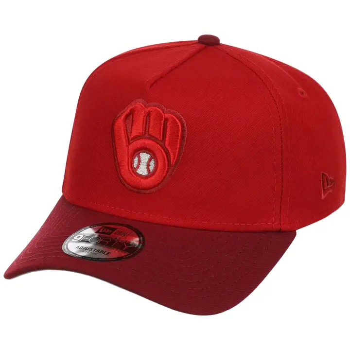 Milwaukee Brewers MLB REDCARD 9FORTY AF 2.0 ROUGE/ROUGE/GRIS