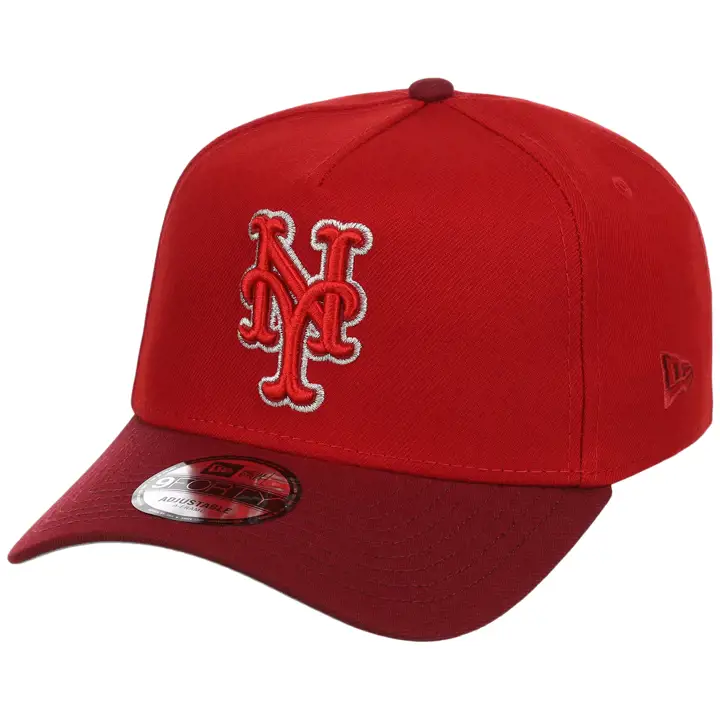 New York Mets MLB REDCARD 9FORTY AF 2.0 ROUGE/CRÉDIT/GRIS