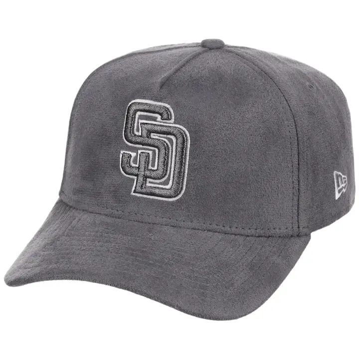 San Diego Padres MLB GRYSUEDE 9FORTY AF 2.0 DKGRY/DKGRY/GRY