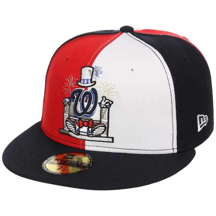 WASHINGTON NATIONALS MLB LHD Cartoon 59FIFTY MULTI/NAVY/GRY