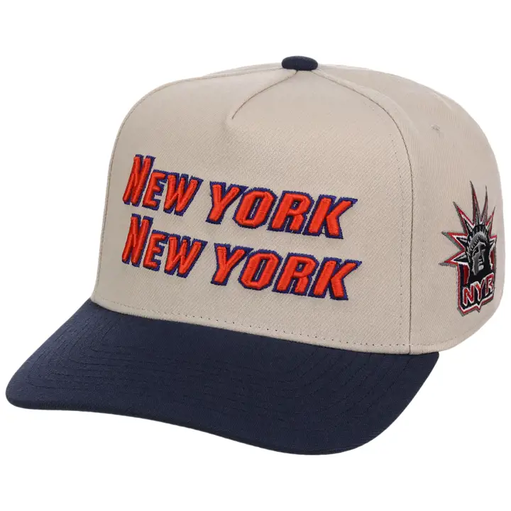 NEW YORK RANGERS LNH UNE VILLE SI BELLE PINCE PRO BLANC CASSÉ/MARINE/VERT CHASSEUR