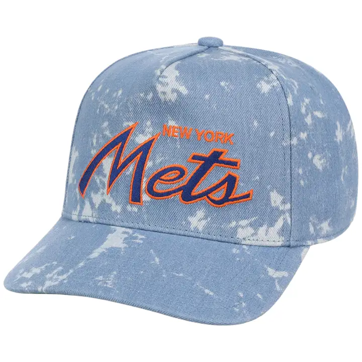NEW YORK METS MLB DÉLAVAGE ACIDE PRO PINCH DENIM/DENIM/KGRN