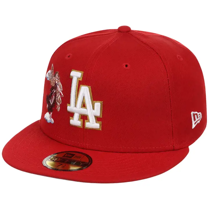 LOS ANGELES DODGERS MLB NYC FF26 Angel 59FIFTY RED/RED/GRY