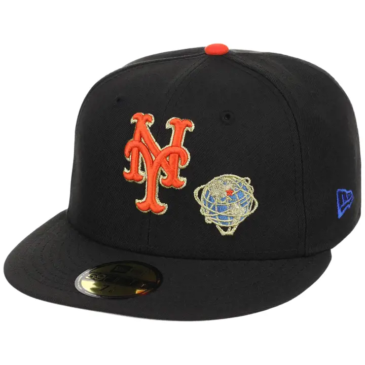 NEW YORK METS MLB NYC FF26 Globe 59FIFTY NOI/NOI/GRI