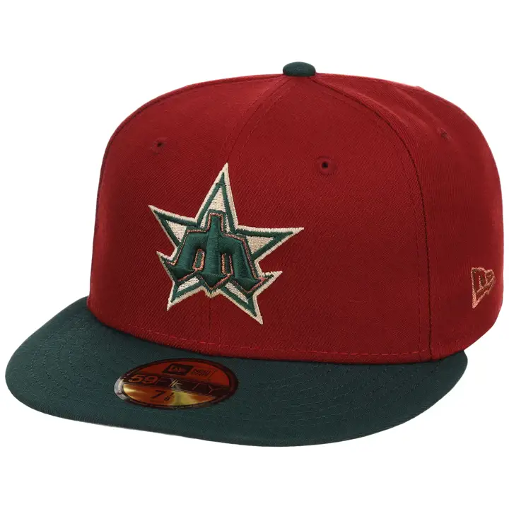 Seattle Mariners MLB LHD Terra Verde 59FIFTY Rouge/V.foncé/Gris
