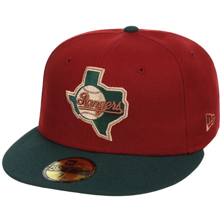 Casquette 59FIFTY Terra Verde des Texas Rangers MLB Rouge/Vert foncé/Gris