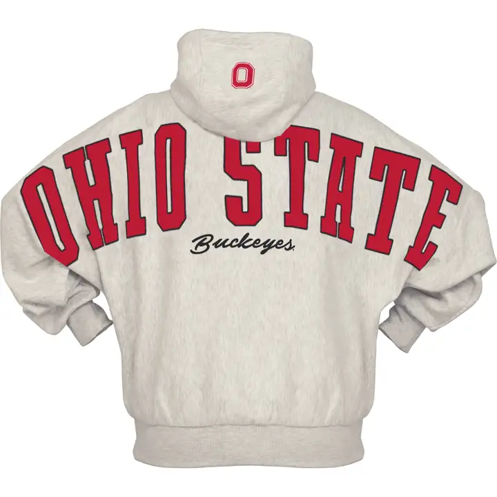 Ohio State Buckeyes NCAA Belvedere Hoodie F26 ASH