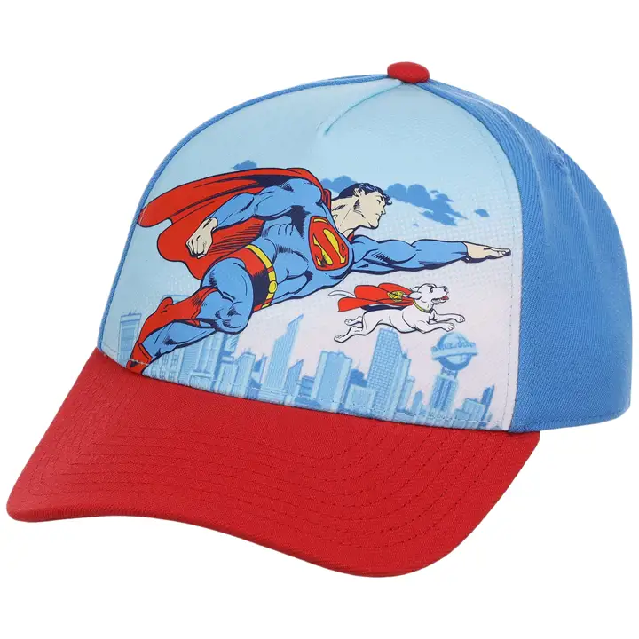 Casquette de sport Superman Yth bleu/rouge