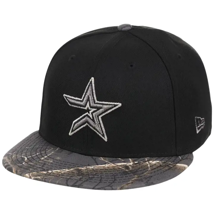 HOUSTON ASTROS MLB GAUCHER Noir Realtree Metallic 59FIFTY NOI/REA