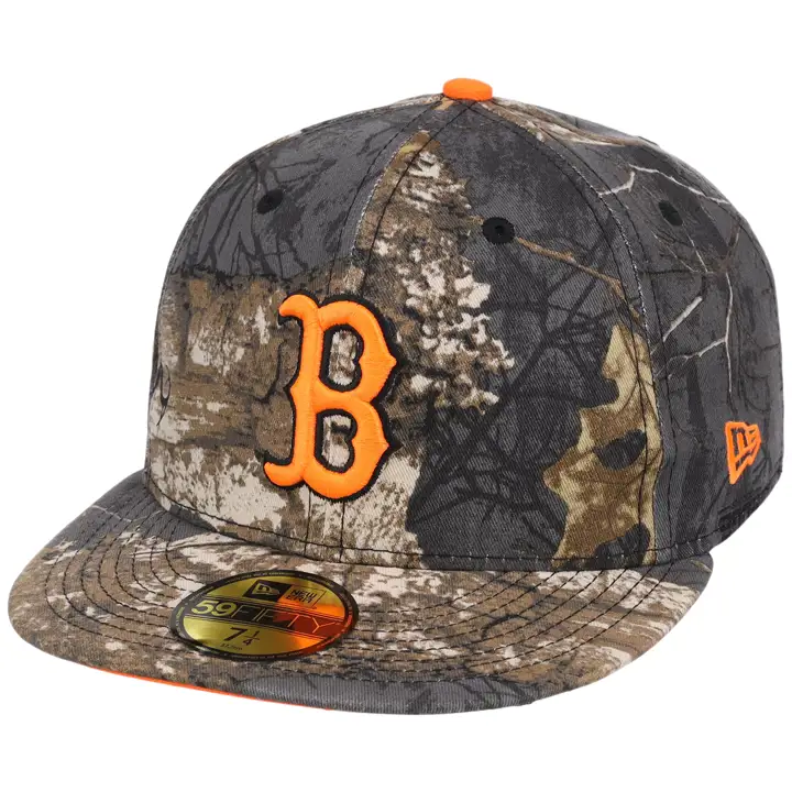 BOSTON RED SOX MLB GAUCHER Noir Realtree Flame 59FIFTY REALTREE/R