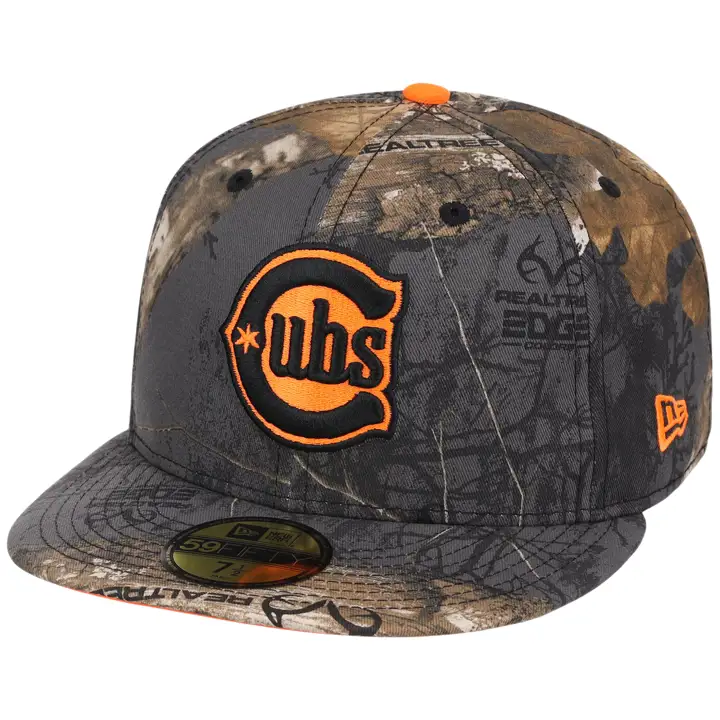 CASQUETTE MLB LHD CHICAGO CUBS REALTREE FLAME 59FIFTY REALTREE/REA