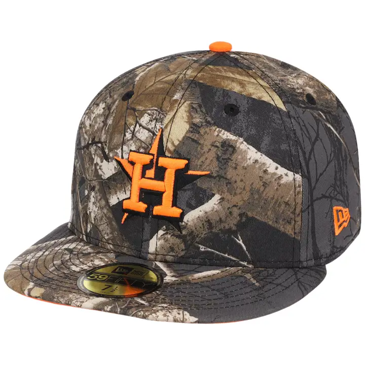 HOUSTON ASTROS MLB GCH Noir Realtree Flamme 59FIFTY REALTREE/R