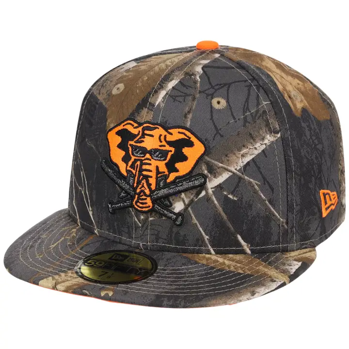 OAKLAND ATHLETICS MLB GAU Blk Realtree Flame 59FIFTY REALTRE