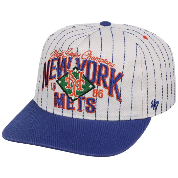 New York Mets MLB FF26 Casquette '47 Mets '86 Champions Rayée '47 Hit