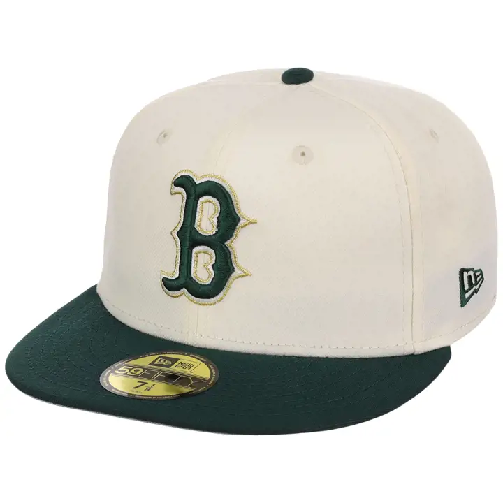 Boston Red Sox MLB Chrome Forest Gold 59FIFTY CHROME/DKGRN/G