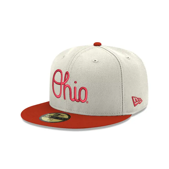 Ohio State Buckeyes NCAA 2T 5950 Ohio Script ROUGE/IVO