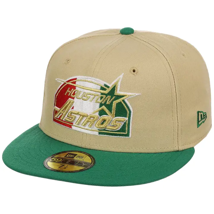 HOUSTON ASTROS MLB GAUCHER FF Juillet MEX Remplir 59FIFTY GL/KGRN/GRY