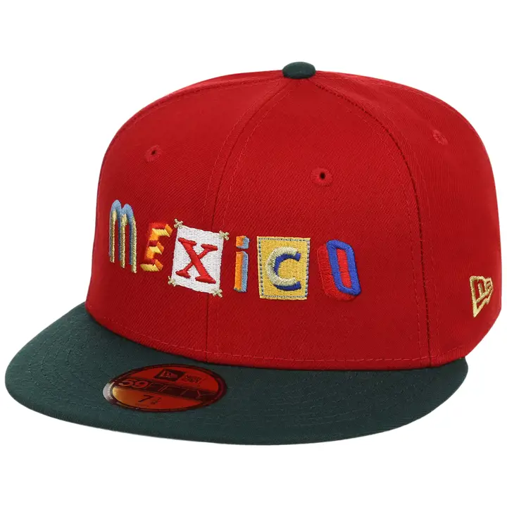 Mexico LHD Mexico Anniversary 59FIFTY ROUGE/VERT-F/GRIS