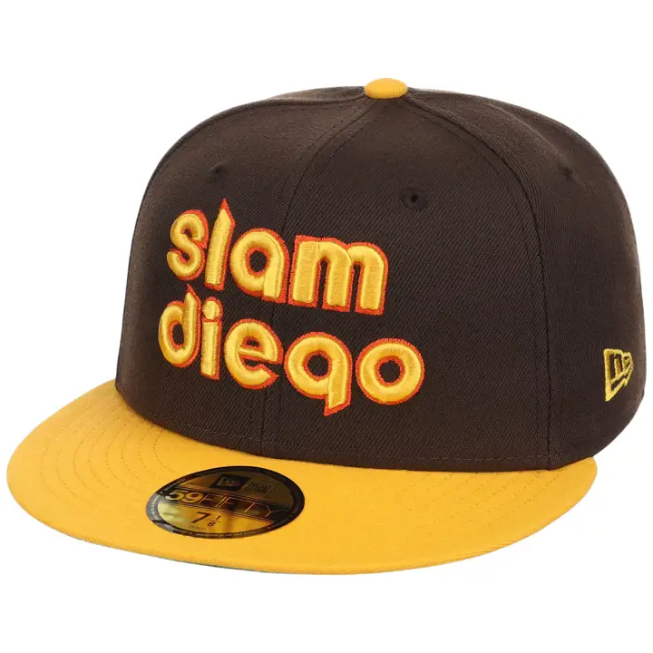 SAN DIEGO PADRES MLB GAUCHER CTC SD 59FIFTY BRN/YEL/VRTFO