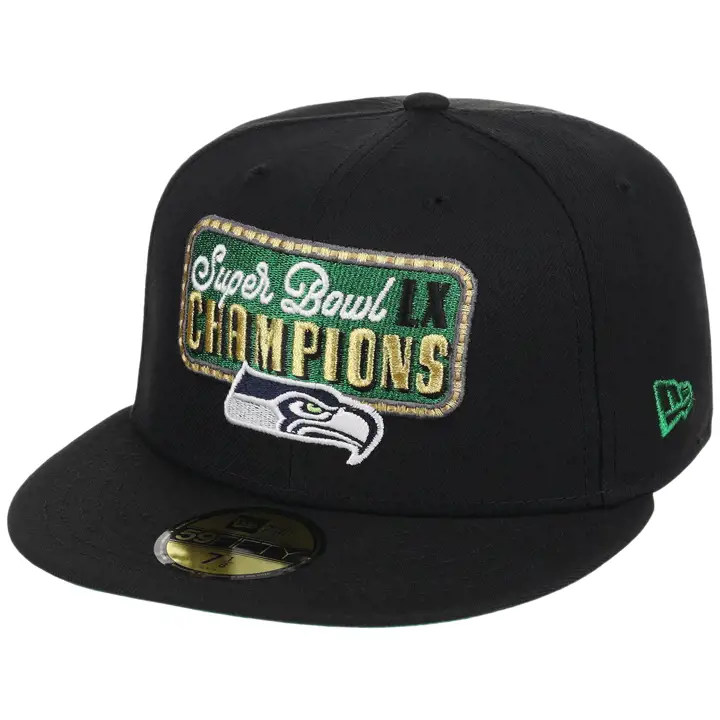 SEATTLE SEAHAWKS NFL LHD CTC SEA Champ 59FIFTY NOI/NOI/VERTE