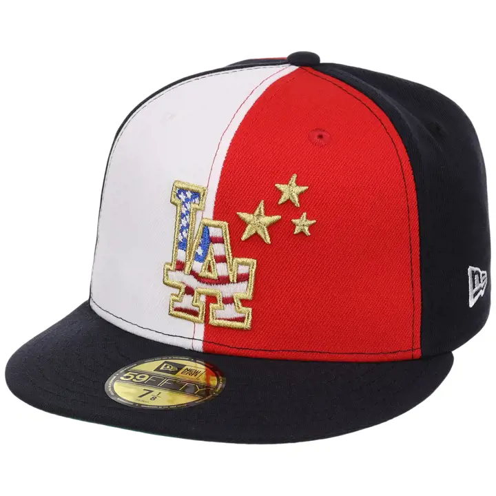 Los Angeles Dodgers MILB LHD USA 250th 59FIFTY MULTI/NAVY/KG