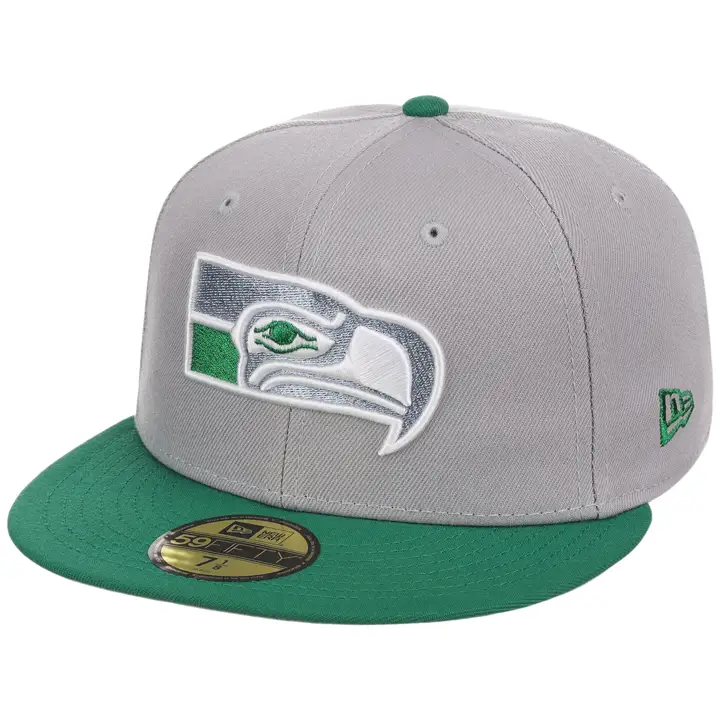 SEATTLE SEAHAWKS NFL GCH NFC Coup d'envoi 59FIFTY GRY/VIF/GRY