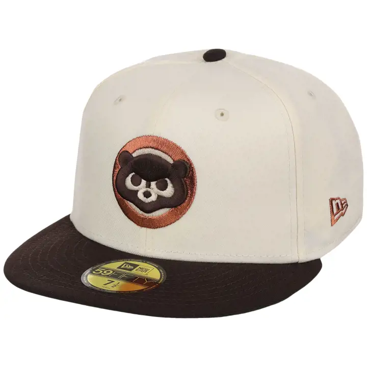 Chicago Cubs MLB Walnut Reserve 59FIFTY CHROME/WLNT/KGRN