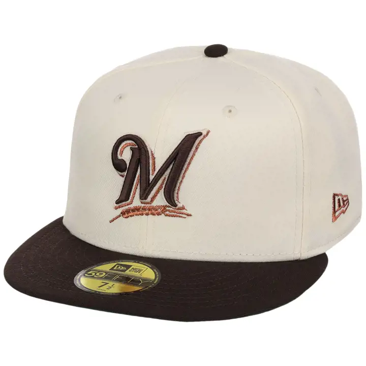 Milwaukee Brewers MLB Noyer Réserve 59FIFTY CHROME/WLNT/KGR