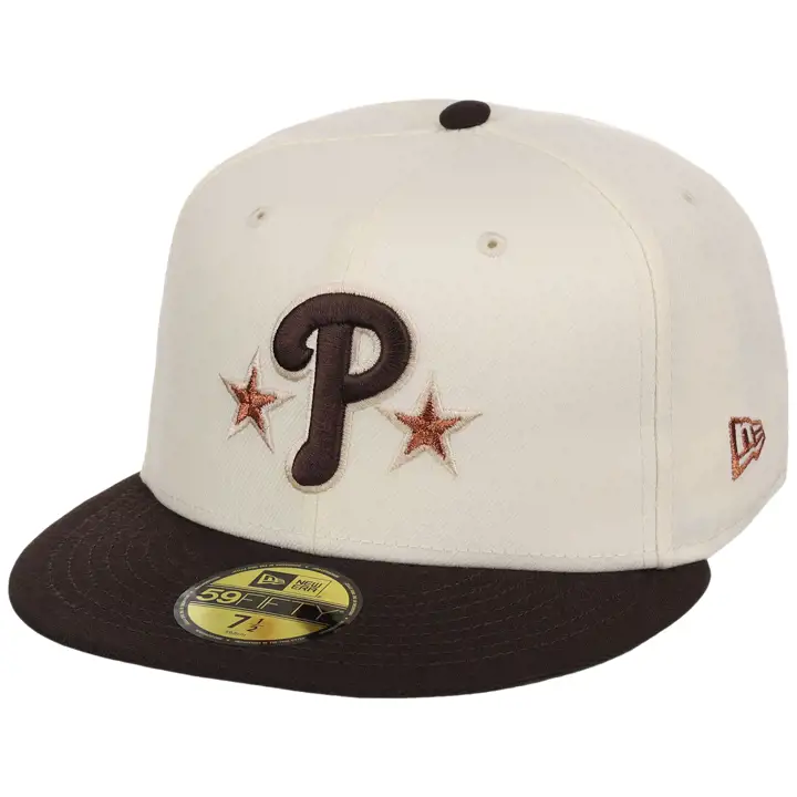 Casquette 59FIFTY MLB Philadelphia Phillies "Walnut Reserve" CHROME/WLNT