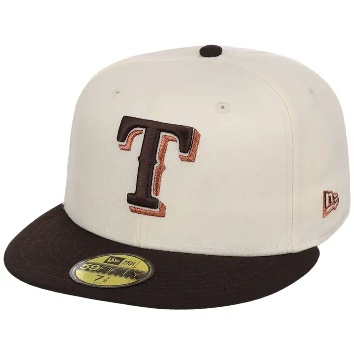 Texas Rangers MLB Walnut Reserve 59FIFTY CHROME/WLNT/KGRN
