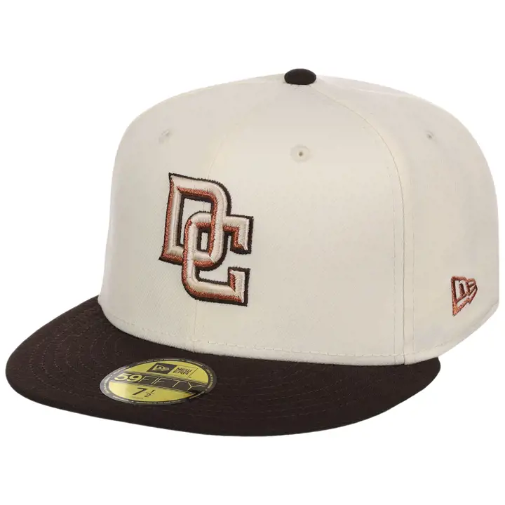 Washington Nationals MLB Walnut Reserve 59FIFTY CHROME/WLNT/