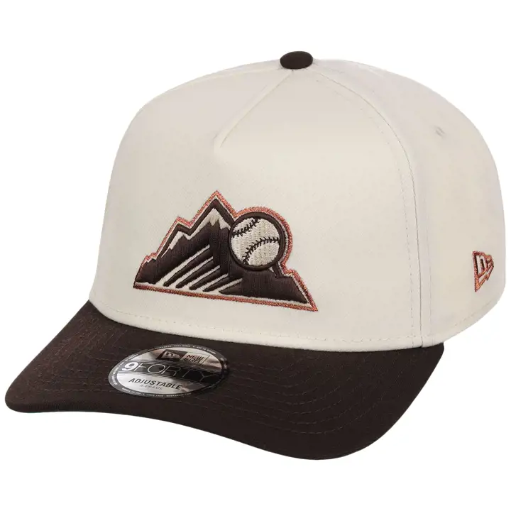 Colorado Rockies MLB G/M Walnut Reserve 9FORTY AF CHROME/WLN
