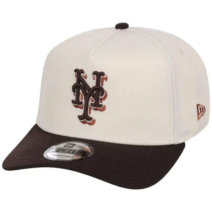 New York Mets MLB LHD Réserve Noyer 9FORTY AF CHROME/WLNT/K