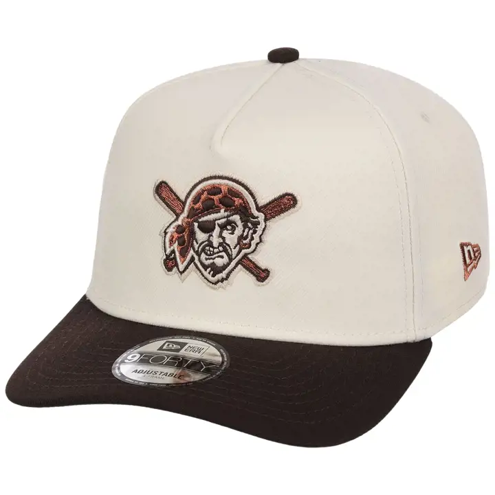 Pittsburgh Pirates MLB LHD Walnut Reserve 9FORTY AF CHROME/W