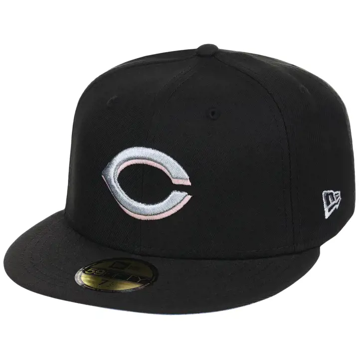 Cincinnati Reds MLB Gaucher Cieux d'Étain 59FIFTY NOI/NOI/BLCIEL