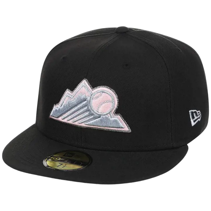 Colorado Rockies MLB GAUCIEL Ciel d'étain 59FIFTY NOI/NOI/BLEUCIEL