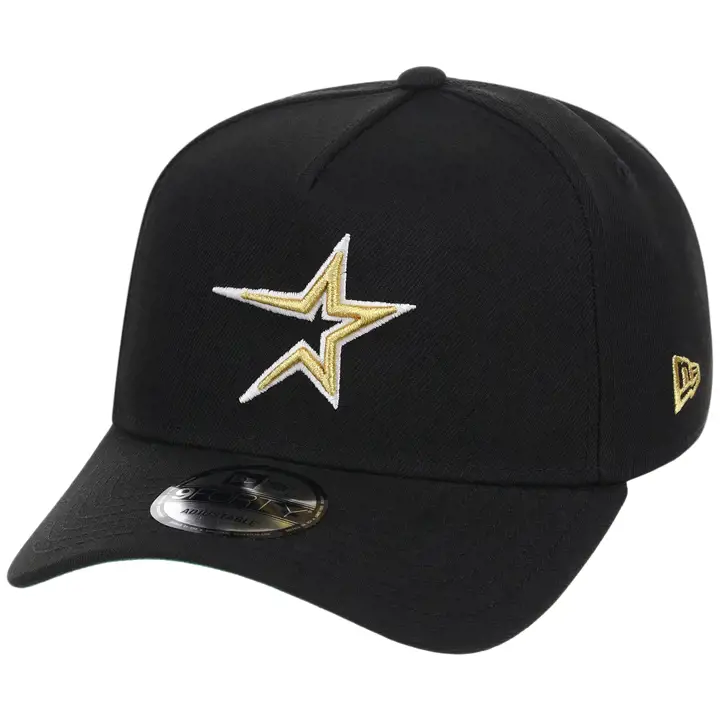 Houston Astros MLB GAUCHER Core Black OTC 9FORTY AF NOIR/NOIR/GRIS