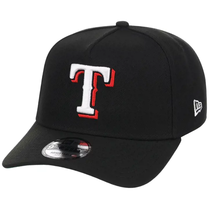 Texas Rangers MLB LHD Core Black OTC 9FORTY AF NOIR/NOIR/GRIS