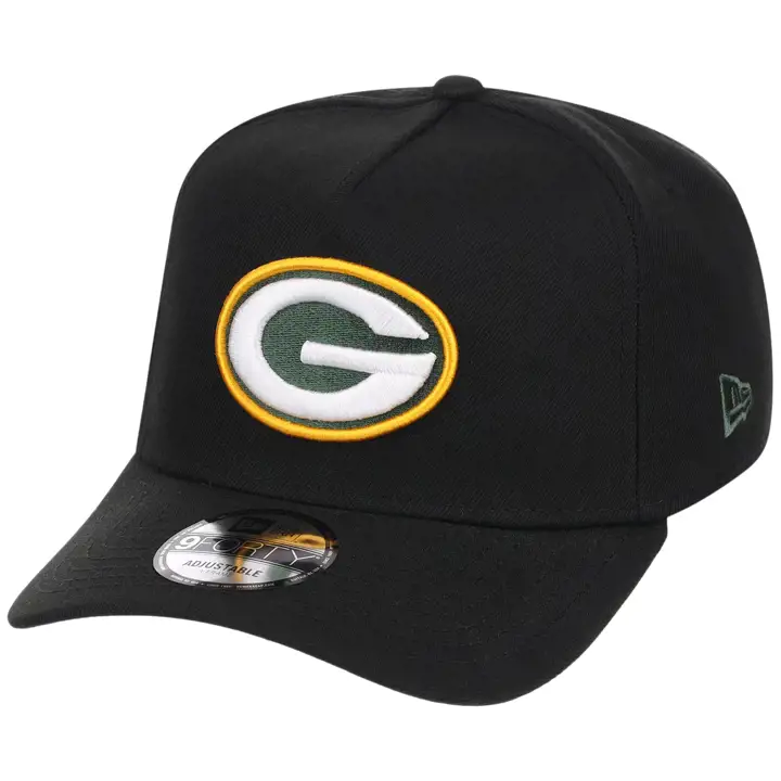 GREEN BAY PACKERS NFL LHD Core Black OTC 9FORTY AF BLK/BLK/G