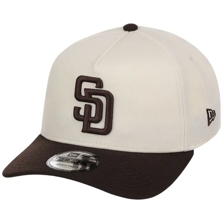 San Diego Padres MLB LHD Core Chrome OTC 9FORTY AF CHROME/BR
